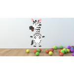 Wandtattoos Zebra mit Tiermotiv 