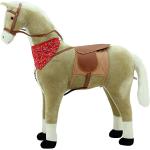 Sweety-Toys 10363 Stehpferd Haflinger Reitpferd Standpferd beige mit weißer Mähne