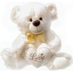 Weiße 45 cm Sweety Toys Teddys maschinenwaschbar 