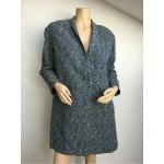 Marineblaue Swildens Tweed-Mäntel aus Tweed für Damen Größe S 