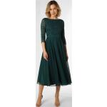 Grüne Unifarbene Swing U-Boot-Ausschnitt Chiffon-Abendkleider aus Chiffon für Damen Größe M 
