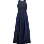 Blaue Elegante Swing Maxi Lange Abendkleider mit Perlen mit Reißverschluss für Damen Größe XXL 