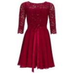 Rote Swing Mini Kurze Abendkleider für Damen Größe XS 