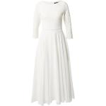 Weiße Swing Festliche Kleider aus Polyester für Damen Größe S 
