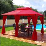 Rote Luxus Pavillons 3x4 