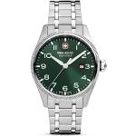 Swiss Military Hanowa Herren Analog Quarz Uhr mit Edelstahl Armband SMWGH2101604