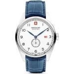 Swiss Military Hanowa Herren Analog Quarz Uhr mit Leder Armband SMWGB0000702