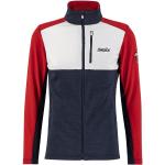 SWIX Infinity Midlayer Jacket M - Herren - Blau / Weiß / Rot - Größe L- Modell 2024