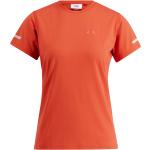 Reduzierte Orange Kurzärmelige Swix T-Shirts aus Polyester für Damen Größe L 