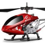 SYMA Hubschrauber ferngesteuert Helikopter Fernbedienung RC Helicopter Indoor Flugzeug Geschenk Kinder S107H-E 3.5 Kanal 2.4 Ghz LED Leucht Gyro Höhe halten