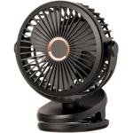 Schwarze Mini Ventilatoren wiederaufladbar 