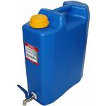 Systafex ® Kanister Wasserkanister Trinkwasser 20l mit Wasserhahn und Füllstandanzeige für LKW Camping