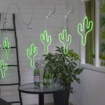 Reduzierte Grüne Leuchtmittel mit Kaktus-Motiv E27 