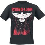 System Of A Down T-Shirt - Dove Overcome - XL bis XXL - für Männer - Größe XXL - schwarz - Lizenziertes Merchandise