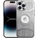 Reduzierte Silberne iPhone 14 Pro Max Hüllen Art: Slim Cases mit Bildern aus Aluminium kratzfest 