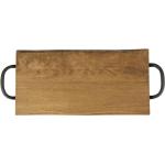 T&G Woodware Servierbrett Speisenbrett Sharing Platter Rustik Hevea Braun 400 x 200 x 25mm - braun Holz 28022