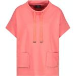 Halblangärmelige Monari Stehkragen T-Shirts aus Modal für Damen 