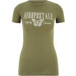 Reduzierte Khakifarbene Aeropostale T-Shirts aus Jersey für Damen Größe S Große Größen 