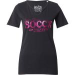 Pinke Soccx T-Shirts aus Jersey enganliegend für Damen Größe XS Große Größen 