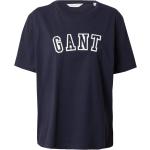 Reduzierte Marineblaue Gant T-Shirts aus Jersey für Damen Größe S Große Größen 