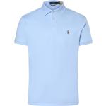 Reduzierte Hellblaue Ralph Lauren Polo Ralph Lauren T-Shirts aus Jersey für Herren Größe S 