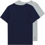 Reduzierte Marineblaue Melierte Ralph Lauren Polo Ralph Lauren Kinder T-Shirts aus Jersey Größe 140 2-teilig 