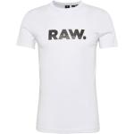 Reduzierte Weiße G-Star Raw T-Shirts aus Jersey für Herren Größe XXL 