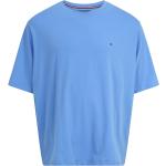 Royalblaue Halblangärmelige Tommy Hilfiger Big & Tall T-Shirts aus Jersey für Herren Größe 4 XL Große Größen 