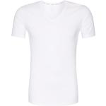 Reduzierte Weiße Calvin Klein Underwear V-Ausschnitt T-Shirts aus Jersey für Herren Größe S 2-teilig 
