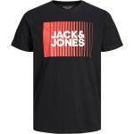 Schwarze Jack & Jones T-Shirts aus Jersey für Herren Größe M 
