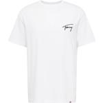 Weiße Tommy Hilfiger TOMMY JEANS T-Shirts aus Jersey für Herren Größe 5 XL 