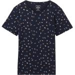 Reduzierte Hellorange Tom Tailor T-Shirts aus Jersey für Damen Große Größen 