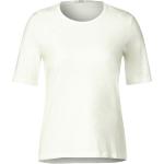 Reduzierte Cremefarbene Halblangärmelige CECIL T-Shirts für Damen Größe XXL Große Größen 