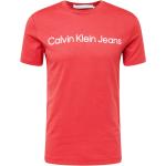 Rote Calvin Klein Jeans T-Shirts aus Jersey für Herren Große Größen 