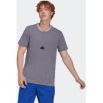 Reduzierte Graue adidas T-Shirts für Herren Größe XL 