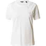 Reduzierte Weiße Bestickte Gant T-Shirts aus Jersey für Damen Größe L Große Größen 