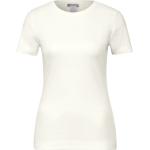 Reduzierte Offwhitefarbene Street One T-Shirts aus Jersey für Damen Größe XXL Große Größen 