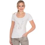 Weiße OS TRACHTEN T-Shirts aus Baumwolle für Damen Größe 4 XL 