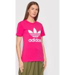 Reduzierte Rosa adidas T-Shirts für Damen Größe XS 