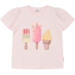 Pinke Hust & Claire Pailletten Shirts für Kinder aus Jersey für Mädchen Größe 122 