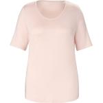 Aprikose Halblangärmelige Anna Aura Oeko-Tex T-Shirts aus Viskose maschinenwaschbar für Damen 