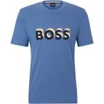 Blaue HUGO BOSS BOSS Nachhaltige T-Shirts aus Baumwolle für Herren Größe 6 XL 