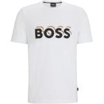 Weiße HUGO BOSS BOSS Nachhaltige T-Shirts aus Baumwolle für Herren Größe 4 XL 