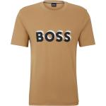 Beige HUGO BOSS BOSS Nachhaltige T-Shirts aus Baumwolle für Herren Größe XS 