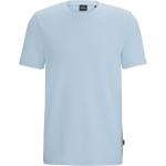 Hellblaue HUGO BOSS BOSS T-Shirts aus Baumwollmischung für Herren Größe XS 