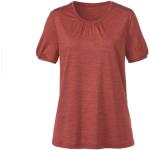 Orange Kurzärmelige Waschbär Bio Nachhaltige T-Shirts aus Jersey für Damen Größe L 