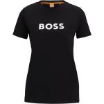 Schwarze HUGO BOSS BOSS Bio T-Shirts aus Jersey für Damen Größe XS 
