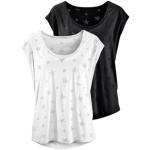 T-Shirt BEACHTIME schwarz-weiß (schwarz, weiß) Damen Shirts Jersey