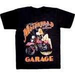 Schwarze Kurzärmelige Rock Eagle Motörhead Rundhals-Ausschnitt T-Shirts für Herren Größe M 