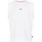 Reduzierte Weiße HUGO BOSS BOSS Rundhals-Ausschnitt T-Shirts aus Baumwolle für Herren Größe L 